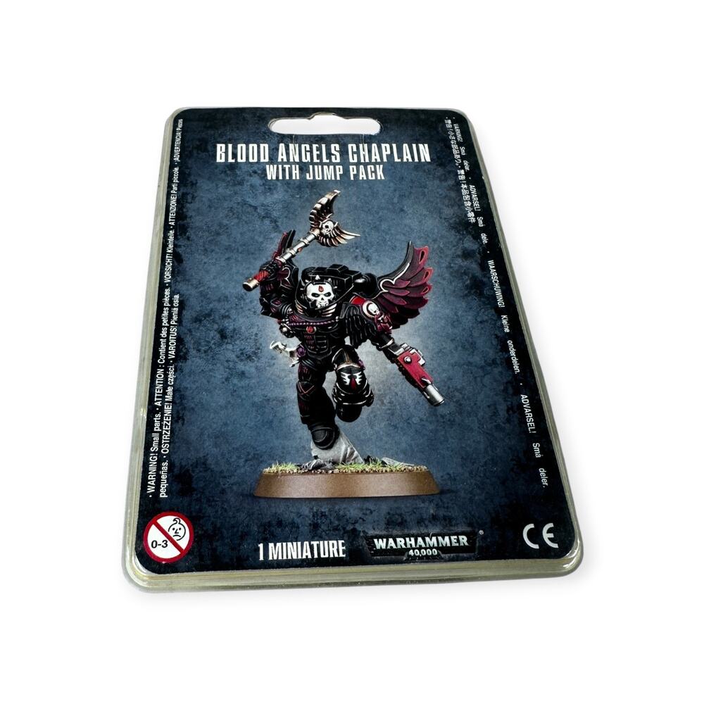 Warhammer Blood Angels Chaplain with Jump Pack Space Marines Warhammer NIB